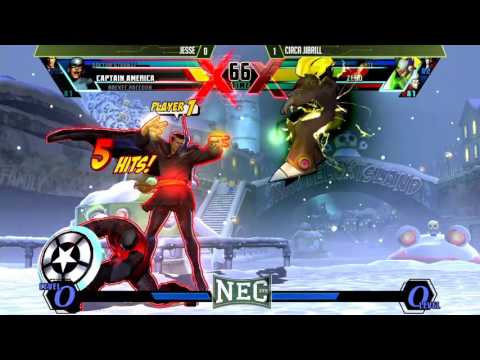 NEC 17 Ultimate Marvel vs Capcom 3 Top 8  Jesse vs Jibrill