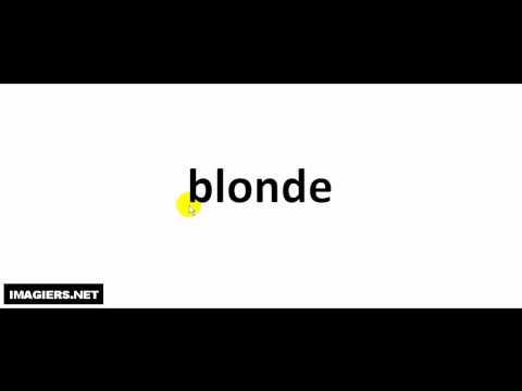 How to pronounce in French # blonde