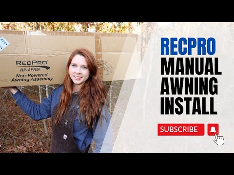 Installing Recpro Manual Awning Assembly