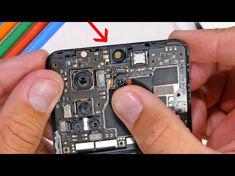 Will an Under Display Camera work OUTSIDE the phone? – Teardown!