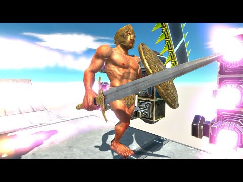 Run through the trap and go upstairs - Animal Revolt Battle Simulator