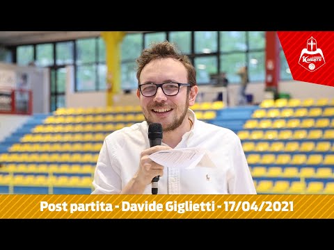 Post partita Gallarate - Legnano | Davide Giglietti del 17/04/2021