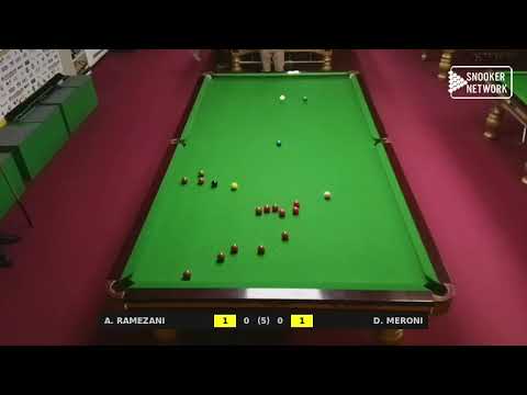 AMBROSIAN SNOOKER - PROV. FIBIS MILANO CAT. B 2019/20 - A. RAMEZANI vs D. MERONI