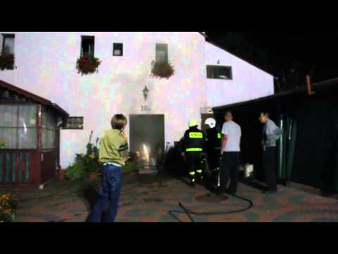 BIAŁY BÓR Pożar przydomowej kotłowni