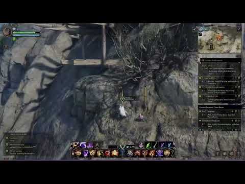 Investigate the mana recording device at fonus basin Throne and Liberty