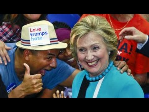 Clinton reveals new campaign slogan 'Stronger Together'