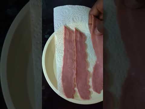 how to make crispy turkey bacon in 2 and 1/2 minutes?