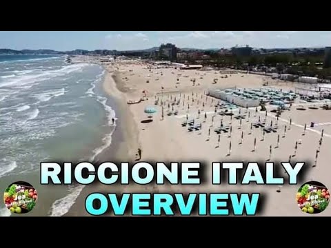 OVERVIEW RICCIONE BEACH IN ITALY 🇮🇹