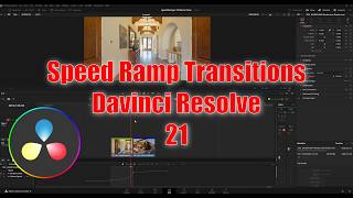 NEW Speed Ramp Transitions in Davinci Resolve 21...no Fusion!