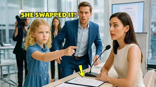 A Little girl warns Millionaire “She switched the contracts ” He stops the merger last minute