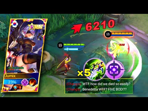 BENEDETTA TUTORIAL SEASON 26! BEST BUILD AND EMBLEM THAT WILL SURELY RANK YOU UP