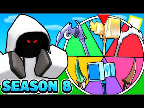 Season 8 But My SWORD Is RANDOM.. (Roblox Bedwars)