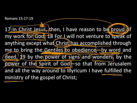 Romans 15:14-33 //  A Fulfilled Pastoral MInistry