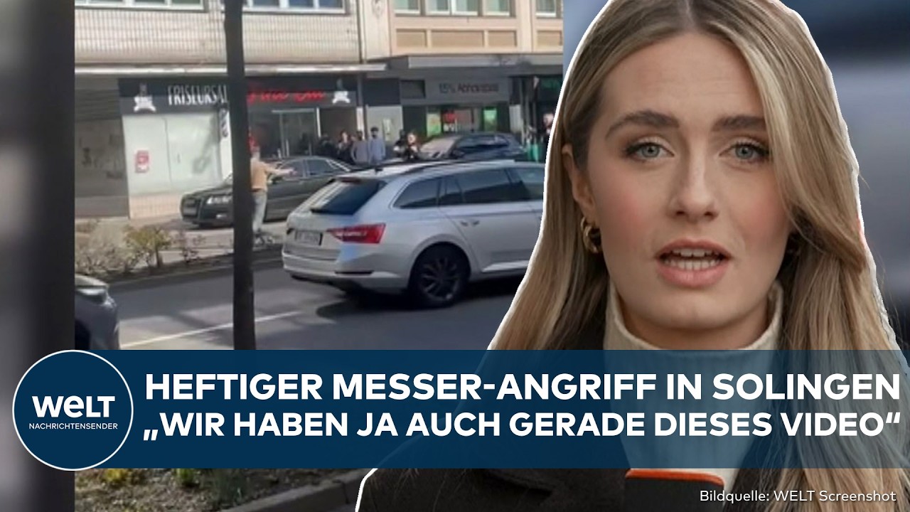 SOLINGEN: Heftige Messer-Attacke! Männer gehen nach Streit aufeinander los! Polizei setzt Taser ein