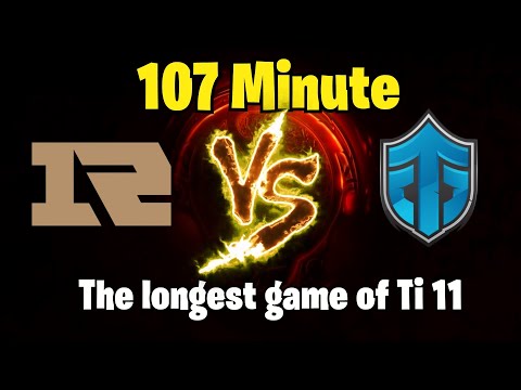 107 minute the longest game of Ti11 | RNG vs Entity - Dota 2 Ti11 -Lower Bracket (B01)