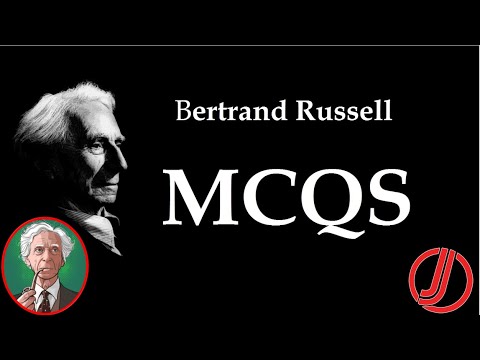 MCQs on Bertrand Russell & His Essays | Russell's Writing Style | English Prose
