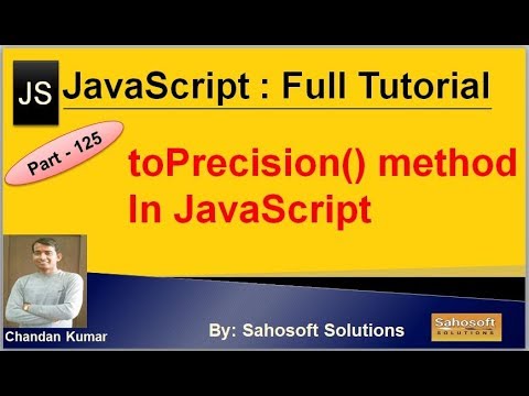 Toprecision Method In Javascript Javascript Full Tutorial In Hindi