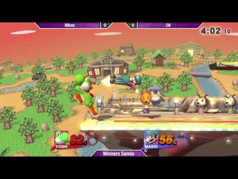 SAFGC R1 - Nikes (Yoshi) vs Oli (Mario) - Smash 4