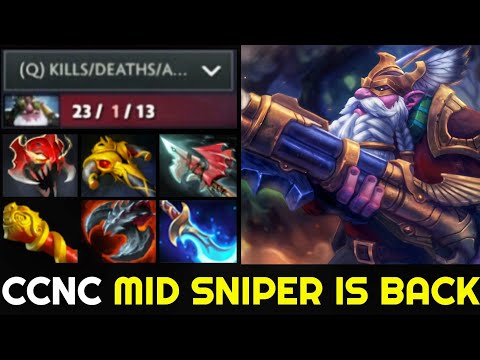 CCNC Mid Sniper is Back - 100% Destroy his Enemies with Old School Build Dota 2