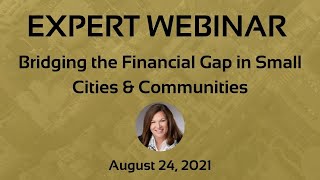 Video Screenshot for Bridging the Financial Gap in Small Cities & Communities