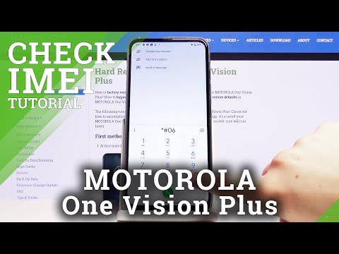 How to Check IMEI & SN in MOTOROLA One Vision Plus – Find Phone Info