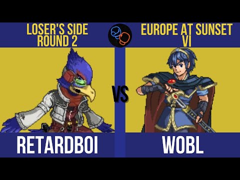 EU At Sunset VI Loser's: retardboi (Falco) vs. Wobl (Marth) - SSF2 Tournament