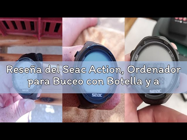 Vídeo relacionado con SEAC Screen + USB, Ordenador Submarino de muñeca para Buceo con una o más Mezclas y Freediving