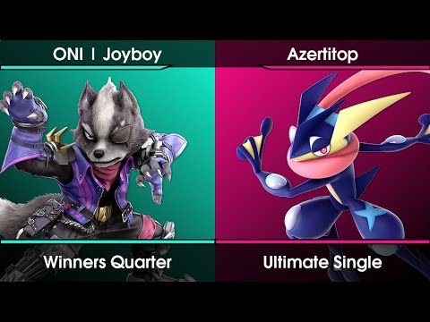 Poubelle weekly #79 - Joyboy (Wolf) Vs. Azertitop (Greninja) SSBU Ultimate Tournament