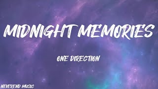 ONE DIRECTION - MIDNIGHT MEMORIES (LYRICS)