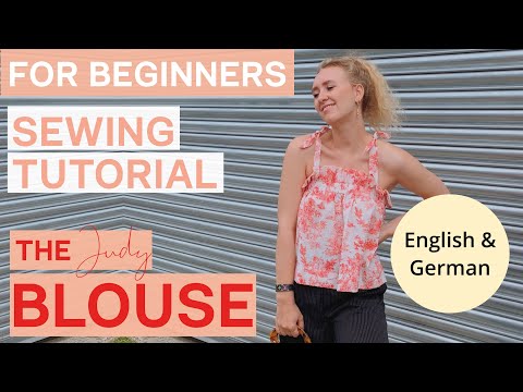 How to sew a baby doll top: Sewing pattern The Judy Blouse | Easy sew along for DIY beginners