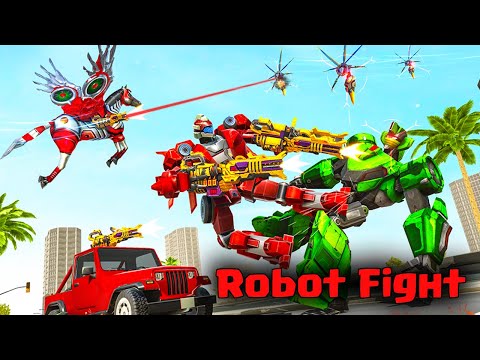 Robot gameplay video 2021 | Horse Robot Jeep Games video | Robot transformer android game