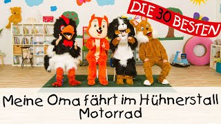 🇩🇪 Meine Oma fährt im Hühnerstall Motorrad - Singen, Tanzen und Bewegen || Kinderlieder 👵