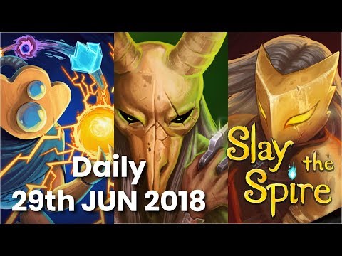 Let's Play Slay the Spire, the daily challenge 29 June 2018 (No commentary)
