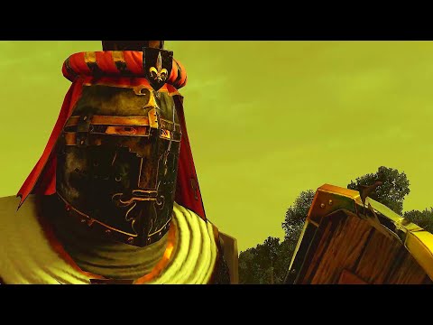 Brettonia Speaks before battle against Greenskins. Total War Warhammer 2