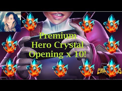 Premium Hero Crystal Opening x 10! - Marvel Contest of Champions (MCoC)