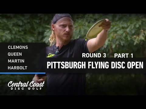2020 Pittsburgh Flying Disc Open - Round 3 Part 1 - Clemons, Queen, Martin, Harbolt