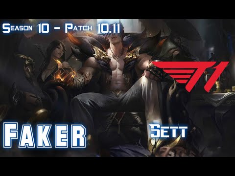 T1 Faker SETT vs ZOE Mid - Patch 10.11 KR Ranked