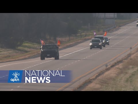 Wet’suwet’en supporters attempt to slow traffic on Canada’s busiest highway | APTN News