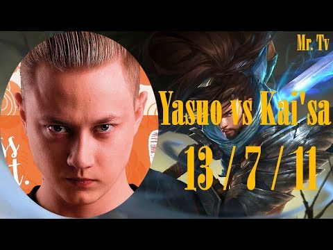 [Top 1 Yasuo] Yasuo vs Kai'sa - FNC Rekkles, FNC Broxah