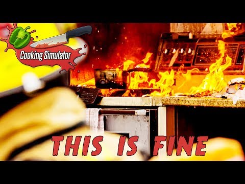 Cooking Simulator - Setting The Kitchen On Fire