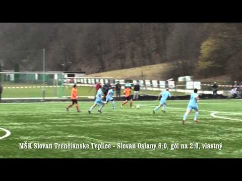MSK Slovan trencianske Teplice - Slovan Oslany 6:0, gol na 2:0, vlastny