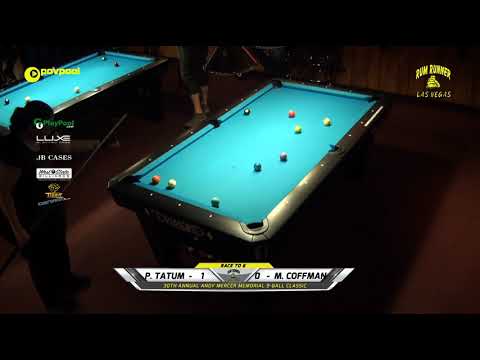 9-Ball #4 / Phil TATUM vs Mary COFFMAN / 30th Andy Mercer Classic!