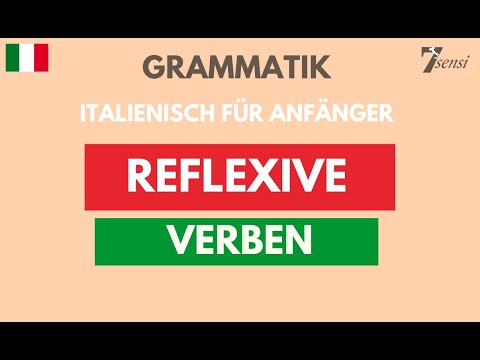 Reflexive Verben Italienisch | Italienisch für Anfänger