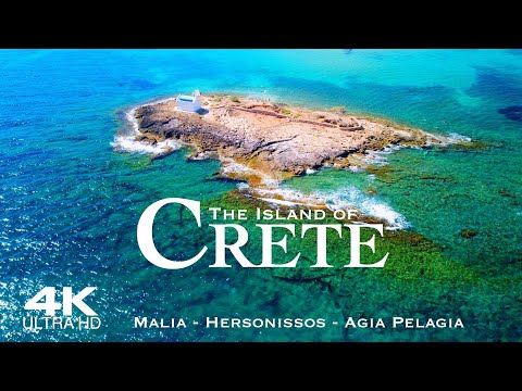 [4K] CRETE 2024 ???????? 4 HOUR Drone Aerial of Hersonissos Malia & Agia Pelagia | Greece Kreta Creta