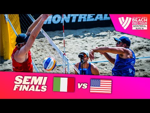 Ranghieri/Carambula vs. Partain/Benesh - Semi Finals Highlights Montréal 2023 #BeachProTour