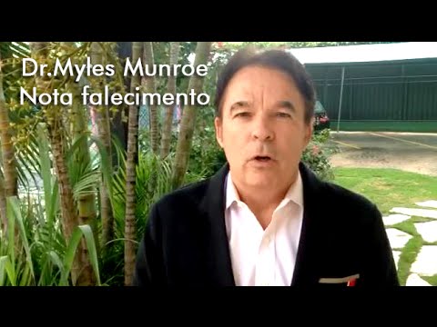 Comunicado - Falecimento Dr Myles Munroe