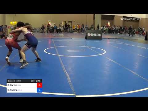 138 Kg Consolation - David Cortez, Seminole County Wrestling Club Vs Dominic Rubino, Seminole Coun