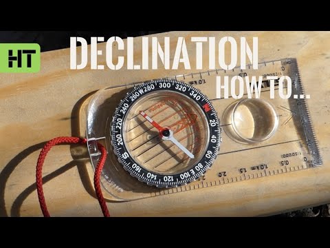 How To Use Fixed Scale Compass Declination