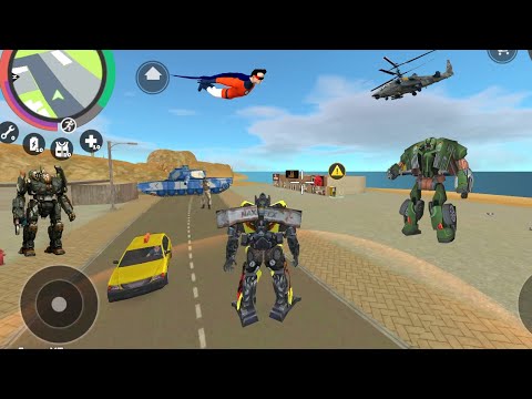 Vegas Crime Simulator (Transformer Fight Car Robots) Mountain Transformer - Android Gameplay HD