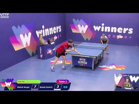 WINners CUP table 2  04.01 Maliuk Sergei - Batiuk Dmitrii 22:00
